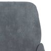 vidaXL Armchair Dark Grey 79 x 62 x 79 cm Velvet