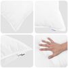 vidaXL Winter Duvet with Pillow 2 pcs White Down Feather