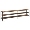 vidaXL TV Cabinet Old Wood 200 x 30 x 50 cm Engineered Wood and Iron