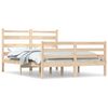 vidaXL Bed Frame without Mattress Solid Wood Pine 140x200 cm