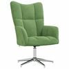 vidaXL Relaxing Chair Light Green Velvet