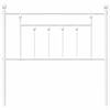 vidaXL Metal Replace Headboard White 90 cm