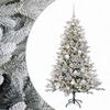 vidaXL Artificial Christmas Tree with Bauble 120 cm 150 LEDs
