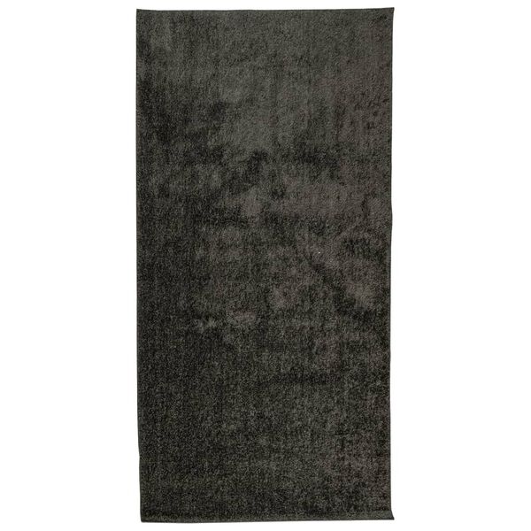 vidaXL Rug ISTAN High Pile Shiny Look Anthracite 100x200 cm