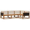 vidaXL Outdoor Sofa Set 4 pcs Natural Solid Acacia Wood