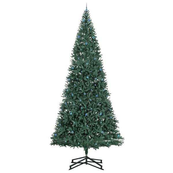 vidaXL Artificial Pre-lit Christmas Tree with Ball Set Green 500 cm