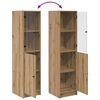 vidaXL Highboard Artisan Oak 35 x 37 x 142 cm Engineered Wood