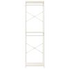 vidaXL Wardrobe White 60x40x213 cm Metal and Engineered Wood