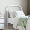 vidaXL Metal Replace Headboard White 75 cm