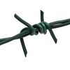 vidaXL Barbed Wire Green 50 m PVC-coated Steel