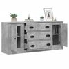 vidaXL Sideboards 3 pcs Concrete Grey Engineered Wood