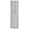 vidaXL Wardrobe with Door Grey Sonoma 55 x 25 x 189 cm Engineered Wood