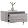 vidaXL Coffee Tables 2 pcs Grey Sonoma 50x46x35 cm Engineered Wood