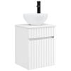 vidaXL Wall-mounted Sink Vanity White 39 x 35 x 63 cm Engineered Wood