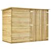vidaXL Garden Bike Shed 232x110x170 cm Impregnated Pinewood
