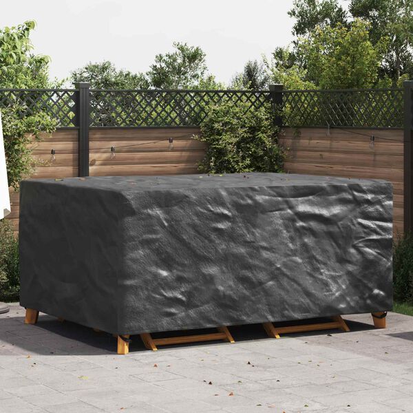 vidaXL Furniture Cover Plain Black 240 x 180 x 100 cm 210D