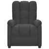 vidaXL Massage Chair Dark Grey Fabric