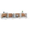 vidaXL Wall Cabinets 2 pcs White 100x36.5x35 cm Engineered Wood