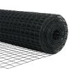 vidaXL Euro Fence Grey 1.4 x 10 m PVC-coated iron