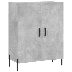 vidaXL Sideboard Concrete Grey 69.5x34x90 cm Engineered Wood