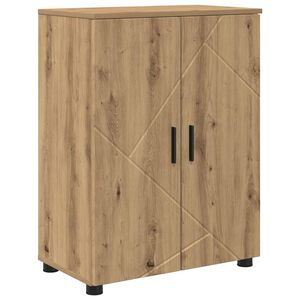 vidaXL Bathroom Cabinet with Storage Artisan Oak 60 x 35 x 80 cm