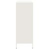 vidaXL Highboard White 68x39x101.5 cm Steel