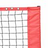 vidaXL Tennis Net Folding Black and Red 595 x 90.5 x 87 cm Polyester