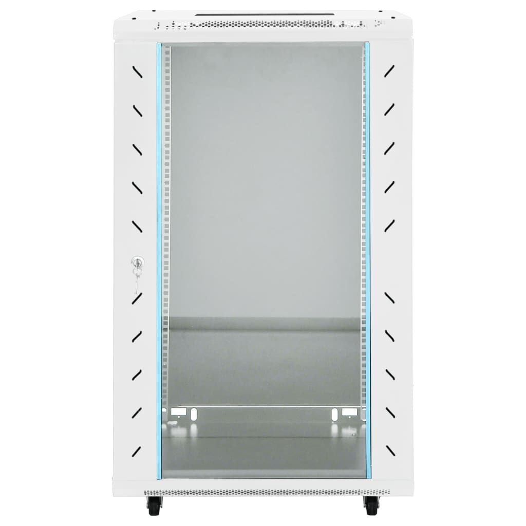 vidaXL 18U Network Cabinet with Swivel Feet 19" IP20 60x60x100 cm