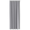 vidaXL Blackout Curtains with Rings 2 pcs Light Grey 260 x 140 cm