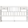 vidaXL Headboard with Storage White 180 cm Solid Wood Pine