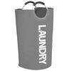 vidaXL Laundry Sorter 2 pcs Grey