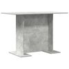 vidaXL Dining Table Concrete Grey 110x60x75 cm Engineered Wood