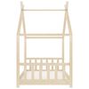 vidaXL Kids Bed Frame Solid Pine Wood 70x140 cm