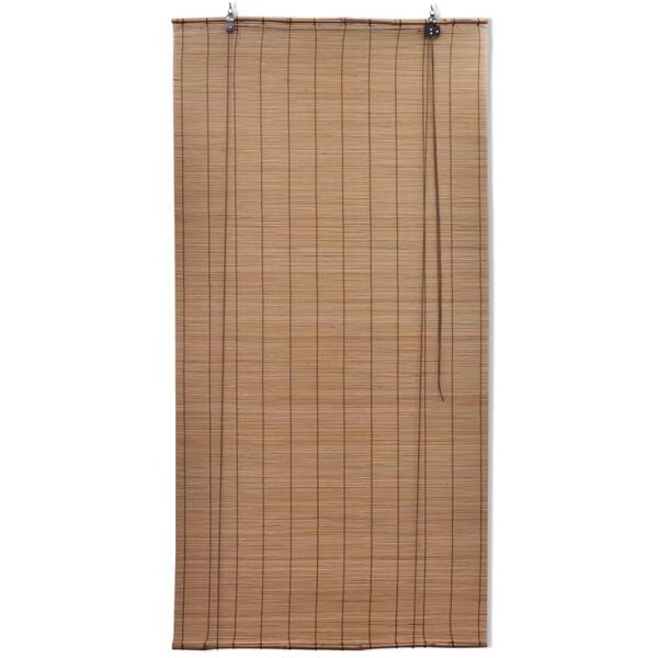 vidaXL Bamboo Roller Blinds 2 pcs 80 x 160 cm Brown