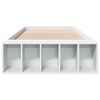 vidaXL Bed Frame without Mattress White 100x200 cm