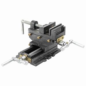vidaXL Manually Operated Cross Slide Drill Press Vice 70 mm