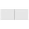 vidaXL Wall-mounted TV Cabinet White Engineered Wood