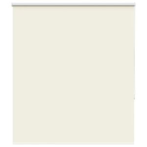 vidaXL Roller Blind Blackout Off White 120x130 cm Fabric Width 116.6 cm Polyester