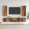 vidaXL Wall Mounted TV cabinets 5 pcs Old Wood Engineered Wood