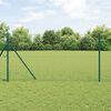 vidaXL Euro Fence Green 1.2 x 10 m PVC-coated iron