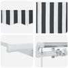 vidaXL Retractable Awning Manual Anthracite 300 x 200 cm Fabric