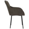 vidaXL Dining Chairs 2 pcs Dark Grey Velvet
