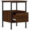 vidaXL Bedside Cabinets 2 pcs Brown Oak 34x36x50 cm Engineered Wood