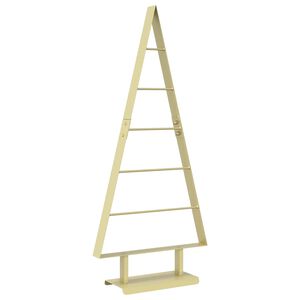 vidaXL Metal Christmas Tree with Stand KUOPIO 90 cm Steel Gold