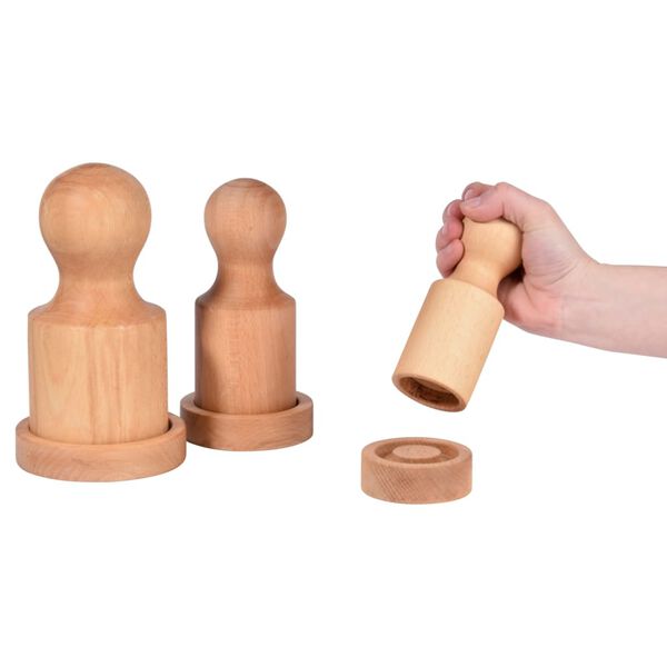 dobar Paper Pot Presses 3 pcs Natural