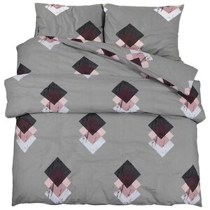 vidaXL Duvet Cover Set Multicolour 135x200 cm Cotton