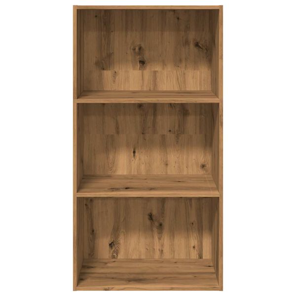 vidaXL Bookcase Artisian Oak 60x30x114 cm Engineered Wood