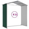 vidaXL Garden Shed Green 191x980x198 cm Galvanised Steel