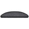vidaXL Stair Mats 30 pcs 56x17x3 cm Anthracite Half Round