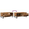 vidaXL Coffee Table Old Wood 90x50x36.5 cm Engineered Wood
